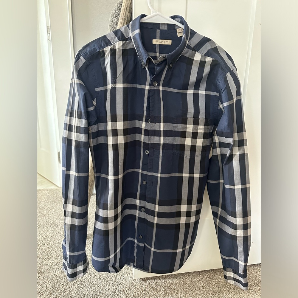 Burberry Brit Plaid Long Sleeve